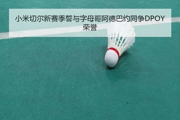 小米切尔新赛季誓与字母哥阿德巴约同争DPOY荣誉